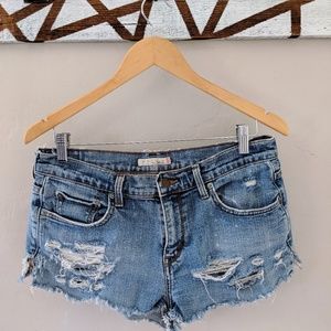Levi's Distressed Denim Shorts / Cut Offs size 4-6